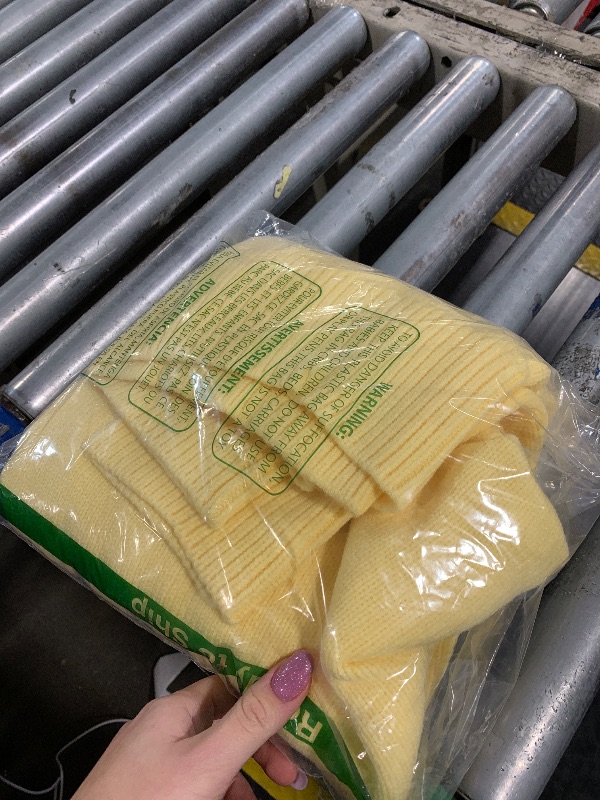 Photo 1 of **RECOMMEND WASHING**SUUKSESS Cashmere Women Oversized Long Sleeve Pullover Sweater 2025 Fall Winter Crew Neck Jumper Tops (Butter Yellow,M)