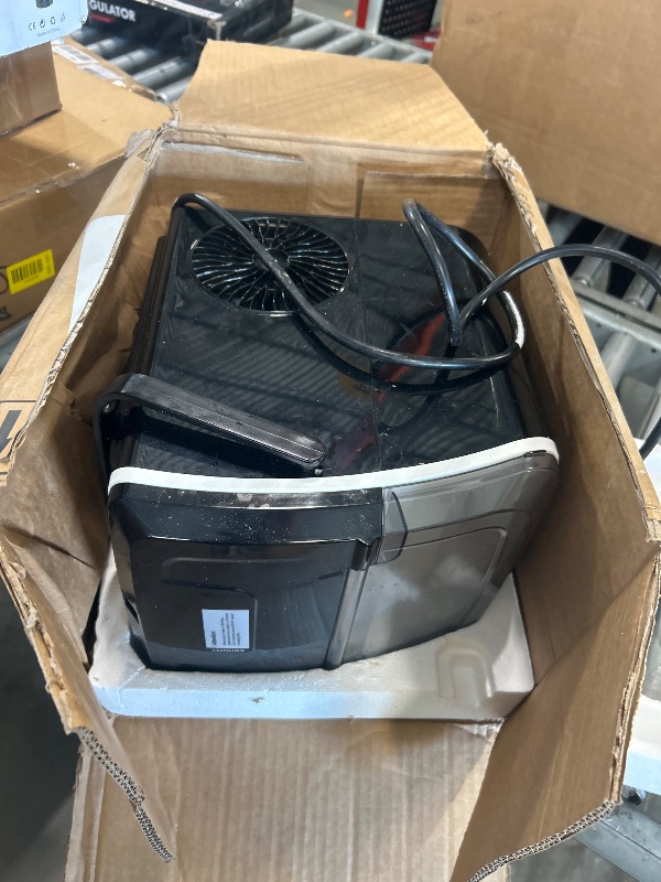 View 3 of [SOLD FOR PARTS] EUHOMY Nugget Ice Maker Countertop - 34lbs/Day, Black