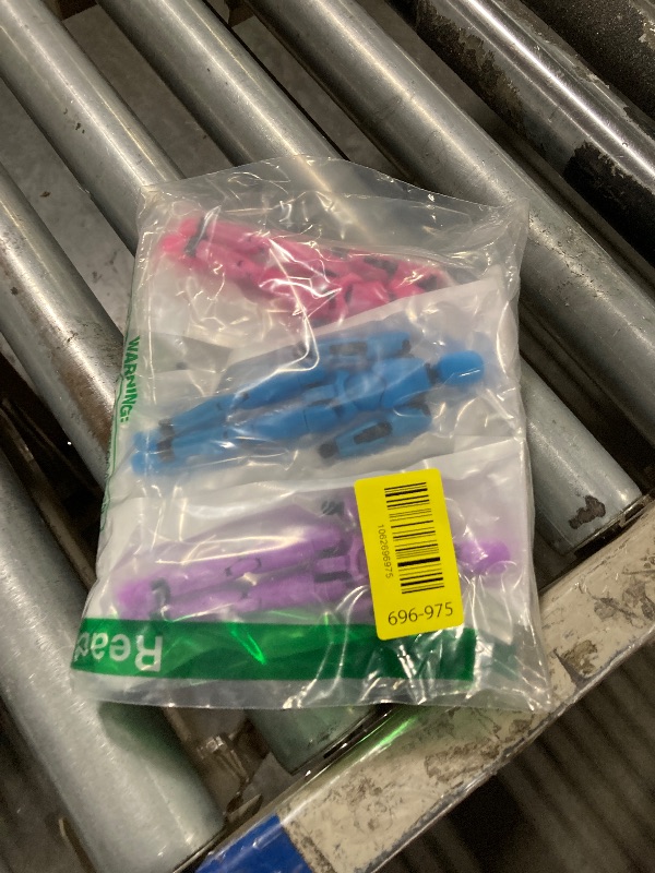 Photo 1 of [6-PACK] Glowing Titan 13 Action Figure Set Already Assembled, T13 3D Printed Action Figures With Weapons Accessories T 13 Lucky Robo Dummy Nova 13 Action Figures, Figura de acción t13 (6-Colors)