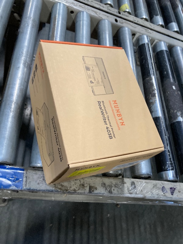 Photo 1 of *UNTESTED*
MUNBYN Bluetooth Thermal Label Printer RW403B, Wireless 4x6 Shipping Label Printer for Small Business, Compatible with Android, iPhone, Windows, Mac, Chromebook, Print Width 1.57"-4.25" (Grey)