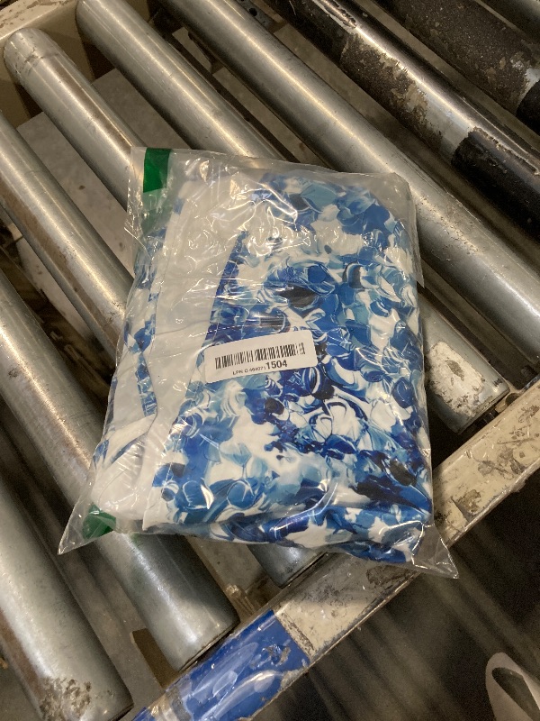 Photo 1 of *MINOR DAMAGE - USED*
Floerns Women's Floral Mini Dress Vacation Summer Bow Elegant Fitted Puffy Dresses M Blue and White