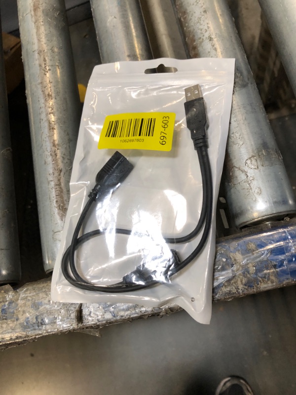 Photo 1 of ?2025 Upgraded? USB 2.0 A Male to 2 Dual USB Female Jack Y Splitter Hub Power Cord Extension Adapter Cable(Not Supporting CarPlay and Android Auto)