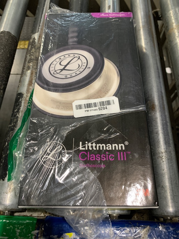 Photo 1 of **BRAND MAY VARY, CHECK SECOND PHOTO** 3M Littmann Classic III 27" Monitoring Stethoscope, Copper-Finish Chestpiece, Chocolate Tube, 5809