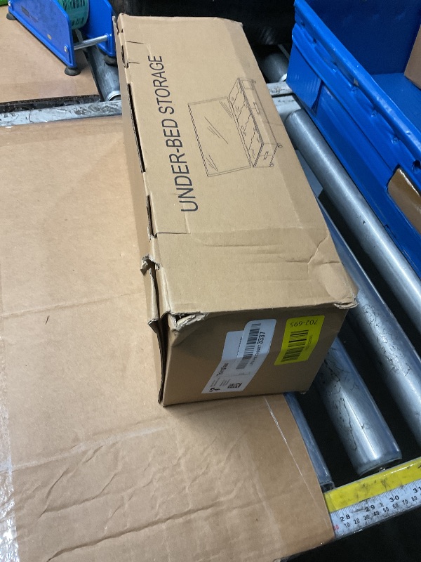 Photo 1 of ***MISSING PARTS***
Tsinglax Under Bed Storage with Wheels 2-Pack, Under Bed Storage Containers 60L Clear Lids, Rolling Storage Drawers for Clothes Shoes Blankets, Underbed Organizer Bins(32" L x 17.3" W x 7.2" H)