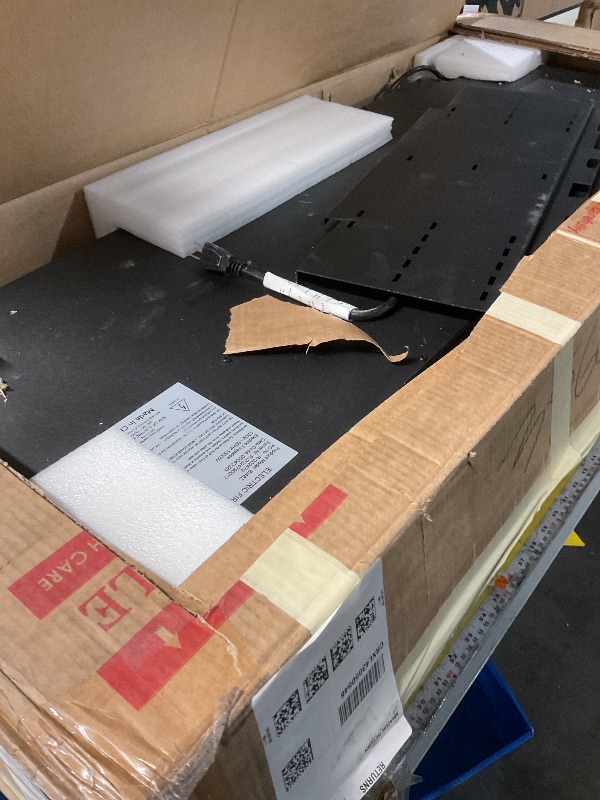 Photo 1 of 48" Smart Electric Fireplace Inserts,Slim Fireplace with APP Control & Remote Control& Touch Panel,13 Adjustable Flame Color&13 Fuel Bed Colors,750W/1500W,Black