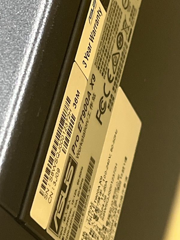 Photo 1 of ***MISSING POWER CORD UNABLE TO TEST*** ASUS Workstation Pro Desktop