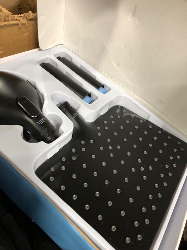Photo 1 of ***MISSING PARTS***
MakeFit Dual Filtered Rain Shower Head Combo, High Pressure Handheld Shower Head with Adjustable Bar - Rainfall Shower Head And Showerhead with Filter for Hard Water - Removes Chlorine