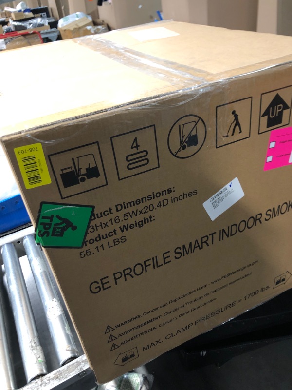 Photo 1 of ***OPENED FOR INSPECTION***GE Profile™ Smart Indoor Pellet Smoker, with Active Smoke Filtration, 5 Smoke Control Settings, WiFi Connected, Electric, Countertop BBQ Appliance, Black