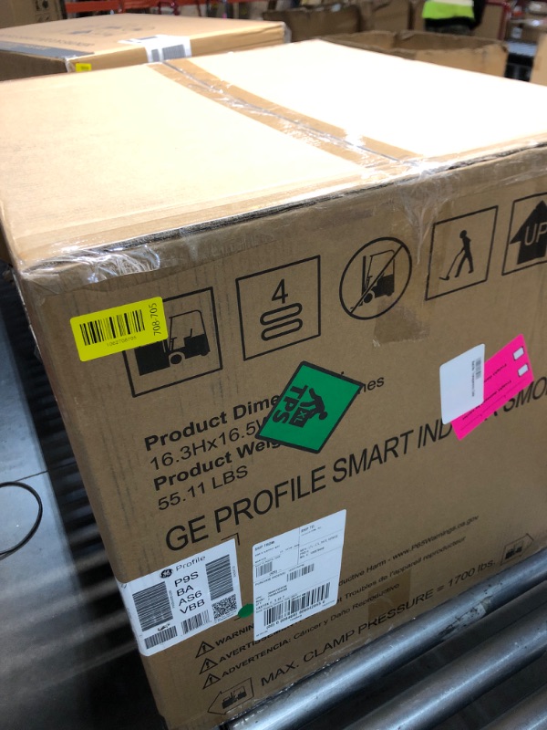 Photo 1 of ***OPENED FOR INSPECTION***GE Profile™ Smart Indoor Pellet Smoker, with Active Smoke Filtration, 5 Smoke Control Settings, WiFi Connected, Electric, Countertop BBQ Appliance, Black