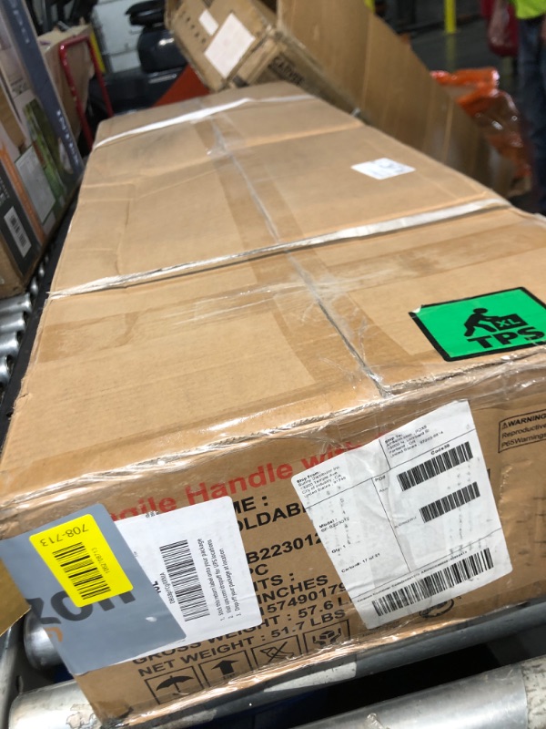 Photo 1 of ***OPENED FOR INSPECTION ***Sunny Health & Fitness Foldable Magnetic Stationary Exercise X-Bike Pro, 300 LB Capacity, Low-Impact, 14-Level Resistance, Ergonomic Support, SunnyFit App Enhanced Connectivity - SF-B223012