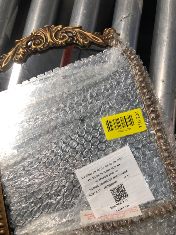 Photo 1 of 
9.75" x 12" Gold Filigree Arch Tabletop Mirror with Adjustable Stand