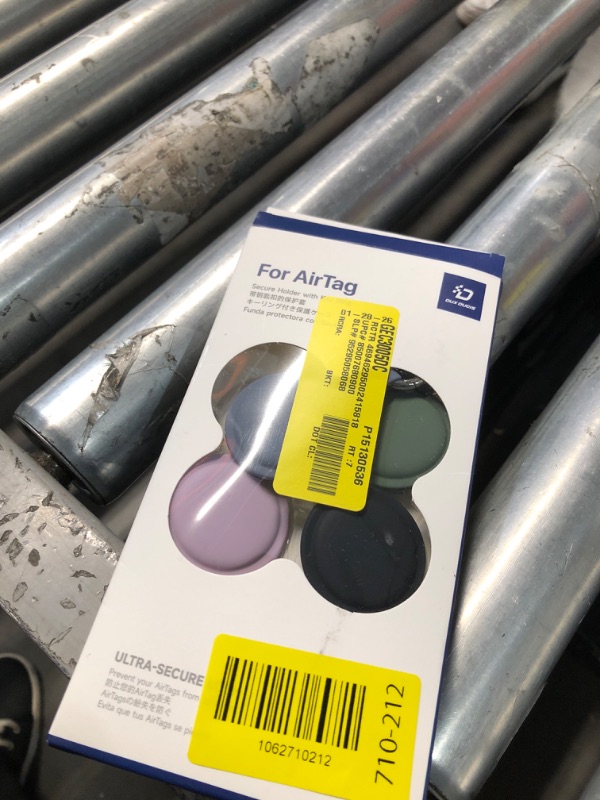 Photo 1 of 
4 Pack IPX8 Waterproof Air Tag Keychain Case, Lightweight, Anti-Scratch, Easy to Install, Full Body Shockproof Air Tag Holder for Luggage, Keys, Dog Collars (Blue+Pink+Purple+Mint Green)