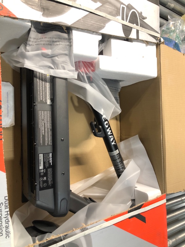 Photo 1 of ***FACTORY SEALED***OPENED FOR INSPECTION ***Segway Ninebot Max G3 Electric Scooter, 28 mph Top Speed w/ 50 Miles Max Range, 2000W Peak Motor, Dual Hydraulic Suspension, Fast Charging Scooter for Adults and Teens, UL-2272 2271 Certified