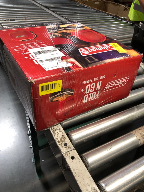 Photo 1 of ***PARTIAL SET - PRICE ADJUSTED***
Coleman Fold ‘N Go 6,000 BTU Portable Propane Grill, Lightweight Gas Grill with Push-Button Starter & Adjustable Horseshoe Burner, Great for Camping, Tailgating, Grilling, BBQ