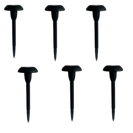 Photo 1 of **************Missing ground stakes*************
Mainstays Solar Powered Modern Dome LED Path Light and Landscape Light, 12 Lumens (6 Count)