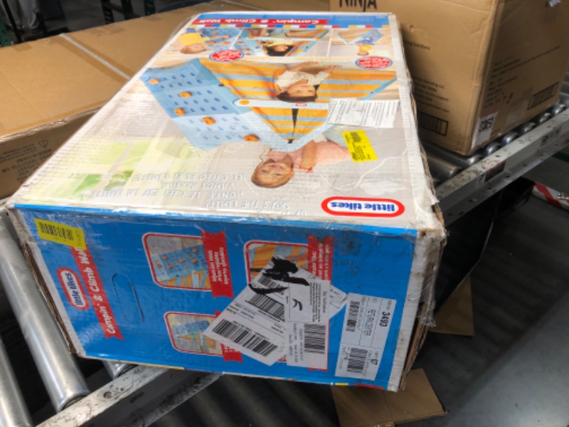 View 2 of ***MISSING PARTS***
*only the blue walls with stand*
Little Tikes Campin’ & Climb Wall, Active Play Climbing Wall and Tent, for Boys and Girls Ages 3+ Years