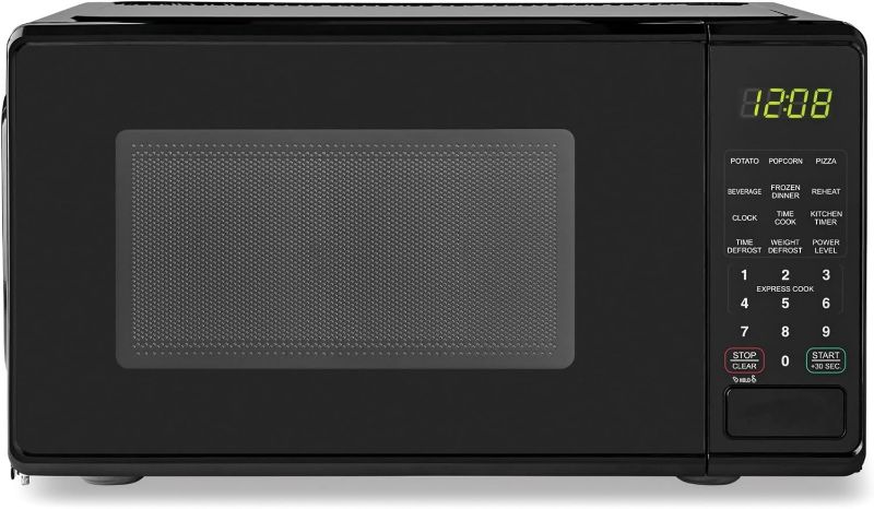Photo 1 of  Mainstays 0.7 Cu ft Countertop Microwave Oven, 700 Watts, Black