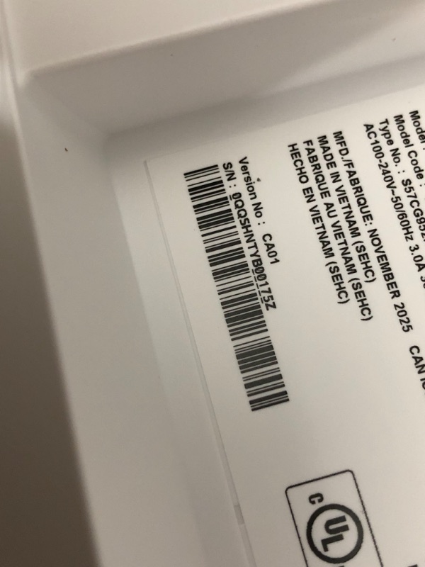 Photo 1 of ***FACTORY SEALED, OPENED FOR INSPECTION ***SAMSUNG 57" Odyssey Neo G9 (G95NC) Series Dual 4K UHD 1000R Curved Gaming Monitor