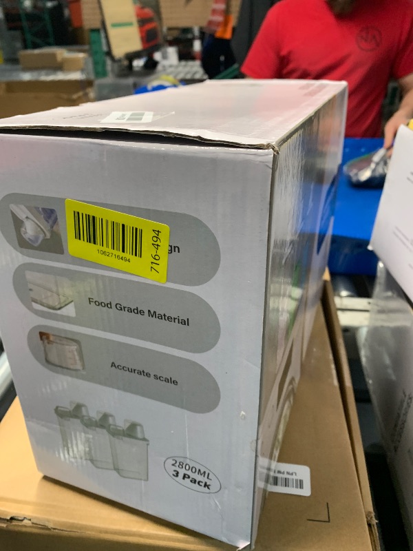 Photo 1 of [3 Pack] Liquid Laundry Detergent Dispenser for Laundry Room Organization and Storage, 95oz Large Capacity Laundry Soap Containers with 12 Removable Labels, BPA Free & PET Plastic Clear