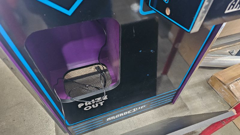 Photo 1 of  2 part set Arcade1Up Full-Size Claw Machine - Light-Up Marquee, Customizable - Perfect for Stuffed Animals, Plushies, Toys - Ultimate Arcade Game Room & Party Entertainment