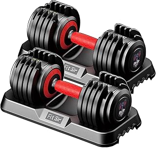 Photo 1 of ***FACTORY SEALED*** 25/55LB Adjustable Dumbbell Set,10 in 1 Free Weights Dumbbell with Anti-Slip Texture Handle,1 Sec Speed Adjustment Men/Women Gym and Home Strength Training Equipment.