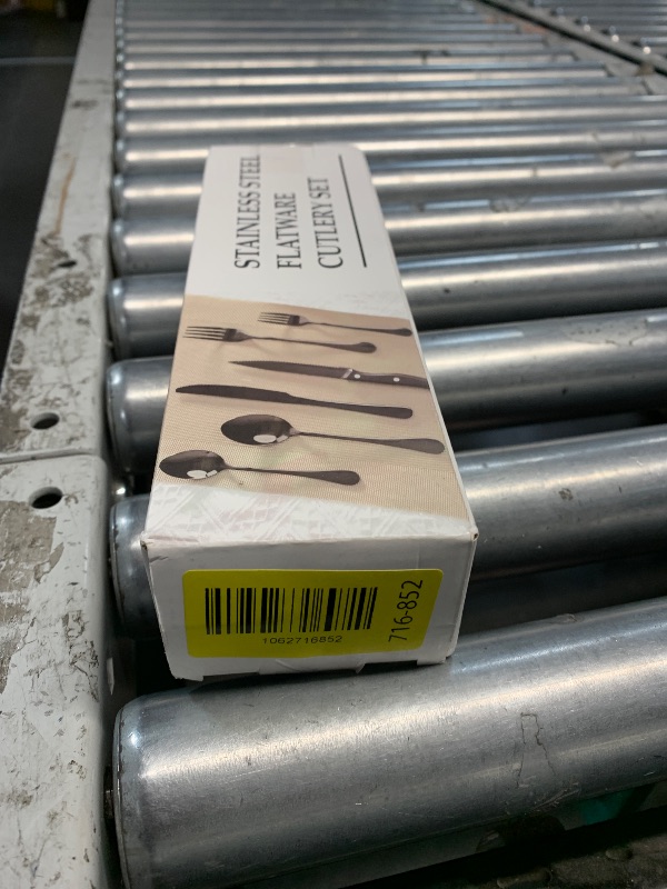 Photo 1 of ***FACTORY SEALED*** Better Homes & Gardens 20-Piece Black Stainless Steel Flatware Set (Service for 4)