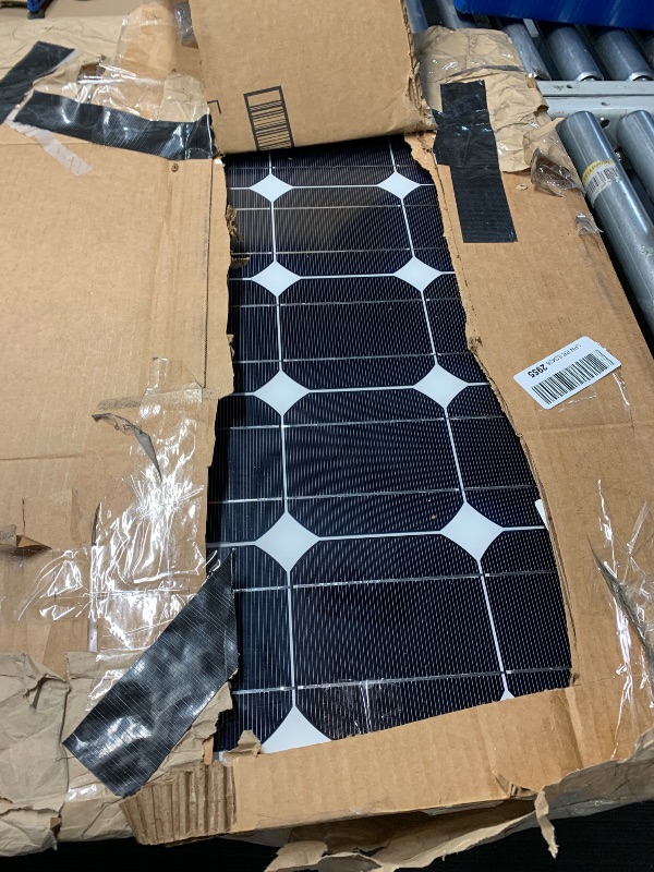 Photo 1 of ***HEAVY USE DENTS MISSING HARDWARE***200W Solar Panel 24 Volt, Total 400W High-Efficiency, PV Module Power Charger for RV Marine Cabin Roof Home Farm Battery and Other Off-Grid Applications