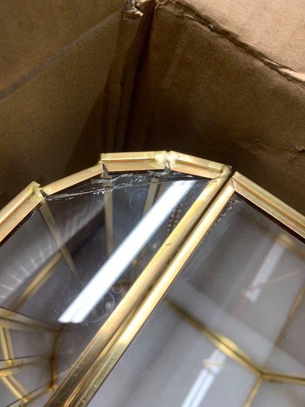 Photo 1 of (SEE NOTES) ***PARTS ONLY***Levilan Wedding Gift Card Box with Lock and Slot, Golden Glass Box for Ballot/Donation/Raffle/Reception, Upgraded Security Lock, 10x7.7x5.5 inch