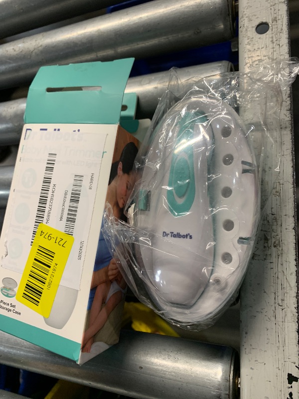Photo 1 of ***(MISSING ATTACHEMENTS)***Dr. Talbot's Electric Nail Trimmer for Babies - Baby Nail File with LED Light and Storage Case - 3+ Months