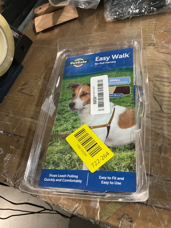 Photo 1 of PetSafe Easy Walk Harness for Dogs - Pull-Free Walks - Patented Martingale Loop Design - Front Chest Leash Attachment - Comfort Straps - Breathable Harness Design - Small, Fawn/Brown