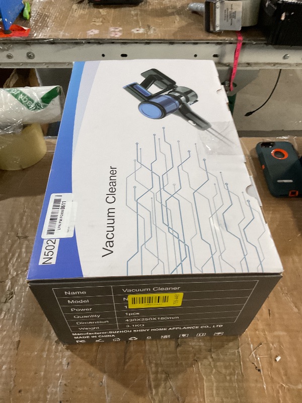 Photo 1 of ***DAMAGED - SEE NOTES/PICTURES***BSNAW Cordless Vacuum Cleaner for Home, 8-in-1 Lightweight Stick Vacuum with 45Mins Runtime, Powerful Suction, Anti-Tangle, Rechargeable Cordless Vacuum for Hardwood Floor Carpet Pet Hair, N502