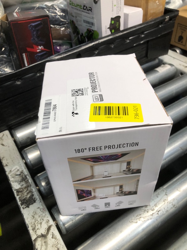 Photo 1 of ?Electric Focus?Magcubic Mini Projector 4K Support, Portable Projector with WiFi 6 and Bluetooth 5.4, Smart Proyector, 5W Soundbase Speaker, 180°Rotation for Home Theater