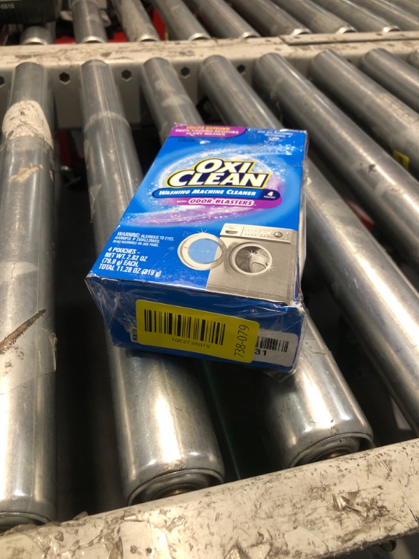 Photo 1 of (2 pack) OxiClean Washing Machine Cleaner with Odor Blasters, 4 Count