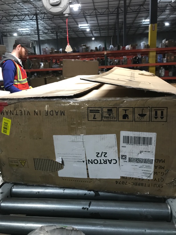 Photo 1 of ****CARTON 2/2***36" Bathroom Vanity with Single Sink Combo, Modern Undermount Bathroom Sink Cabinet with 2 Drawers and a Tip-Out Drawer, Freestanding Bathroom Vanities, Soft Closing, Solid Wood Frame