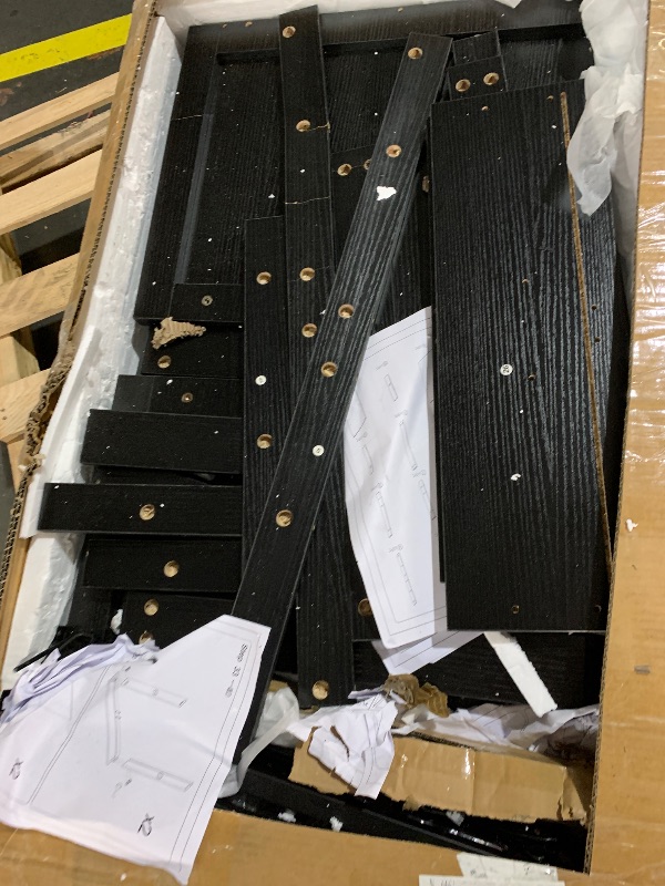 Photo 1 of  ***STOCK PHOTO FOR REFERNCE ***Henn&Hart Rectangular TV Stand for TV's up to 55" in Black, TV Stands for the Living Room