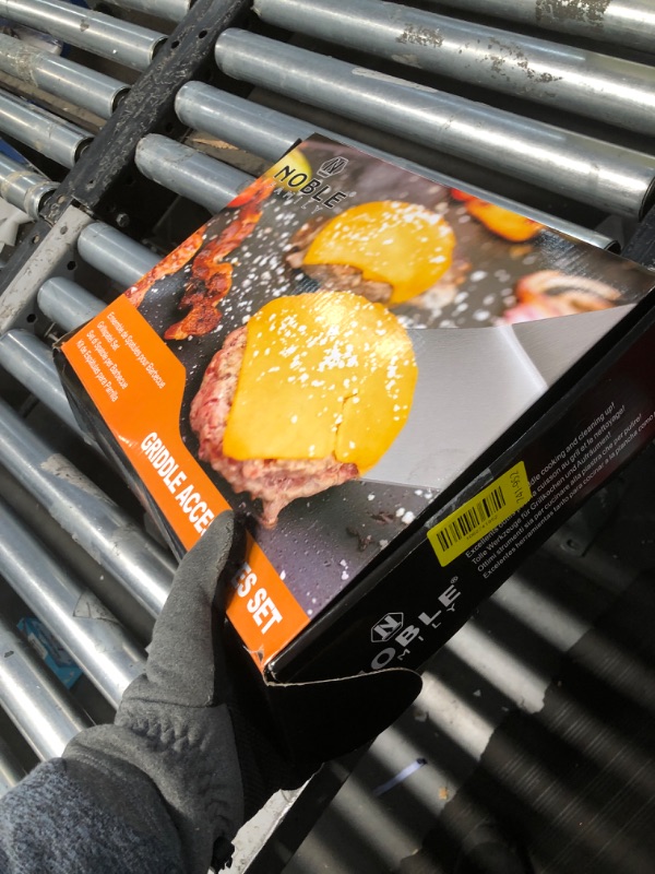 Photo 1 of ***MISSING PARTS***
N NOBLE FAMILY 27 PCS Griddle Accessories Kit, Flat Top Grill Accessories Set for Camping, Professional Griddle Spatula Set with Melting Dome, Burger Press for Outdoor BBQ Cooking