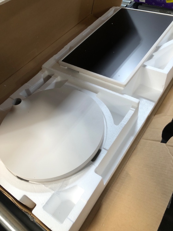 Photo 1 of *No power cord and no remote*LG 27-Inch Class StanbyMe 1080p-Portable Touch-Screen-Monitor 27ART10AKPL, Built-in Battery, Full Swivel Rotation, 60Hz Refresh Rate, Calming Beige