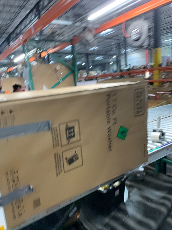 Photo 1 of ***HEAVILY USED***
BLACK+DECKER Small Portable Washer, Washing Machine for Household Use, Portable Washer 1.7 cu.Ft with 8 Cycles, Transparent Lid & LED Display