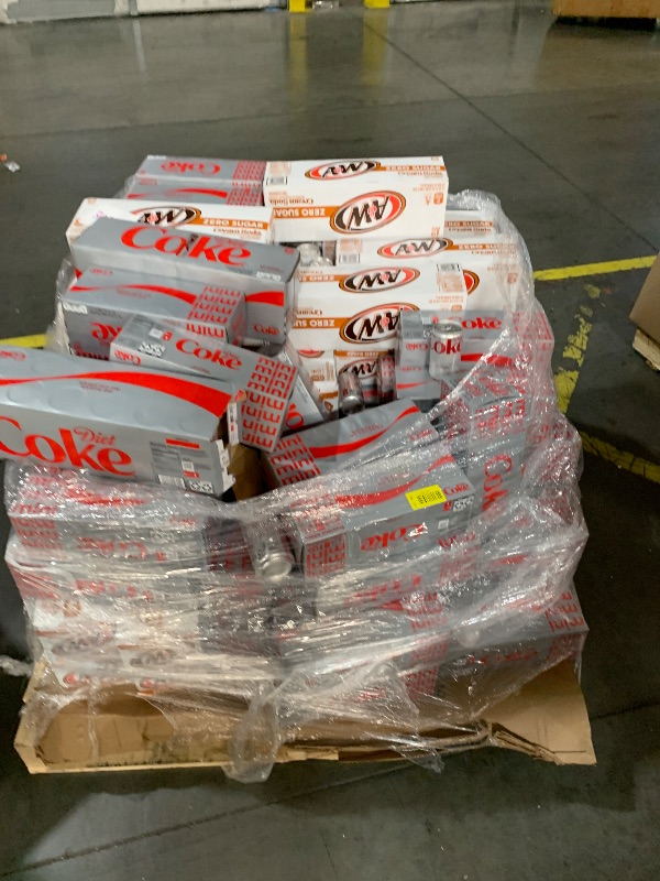 Photo 1 of ***NONREFUNDABLE***
****EXERATION DATE PAST 6 MONTHS SEE NOTES***
MIX PALLET OF DIET COCA COLA AND ZERO SUGAR CREAM SODA DIFFERENT EXP DATES 
