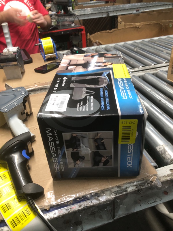 Photo 1 of ***FACTORY SEALED***RESTECK Massagers for Neck and Back with Heat - Deep Tissue 3D Kneading Pillow, Electric Shiatsu Shoulder Massage, Foot, Legs,Body - Relieve Muscle Pain - Office, Home & Car