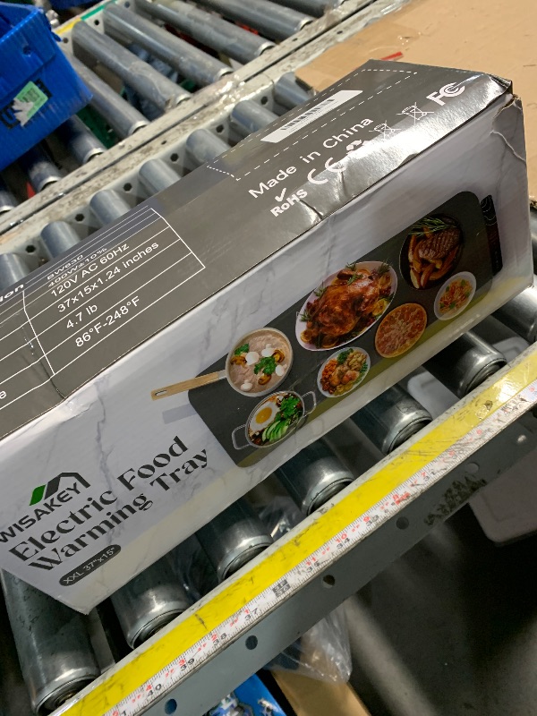 Photo 1 of ?????? Warming Mat for Food XXL 37”x15” Food Warming Mat 10s Fast Heating Pad with APP Control Electric Warming Tray for Parties Buffet 99h Timer Portable Countertop Food Warmer Christmas Gift