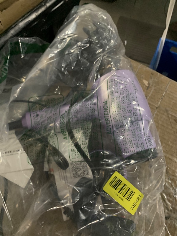 Photo 1 of ***MISSING PARTS***
Wavytalk Blow Dryer with Diffuser, Blown Away Ionic Hair Dryer for Curly Hair with Comb, 1875W Fast Drying Blow Dryer with Ceramic Technology, 3 Attachments for All Hair Types, Light and Quiet, Purple