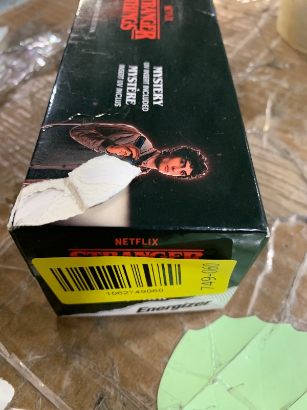 Photo 1 of ***MISSING PARTS***
Energizer Stranger Things Squawk Retro LED Flashlight, Water Resistant and Drop Tested Camping Flashlight, Limited Edition, 250 Lumens