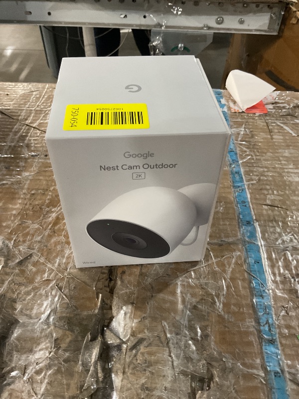 Photo 1 of ****. Factory sealed Google Nest Cam Outdoor (Wired, 2nd Gen) - Security Camera with 2K Video and Gemini, Night Vision, 2-Way Audio - Works with Google Home - 2025 Model - Snow