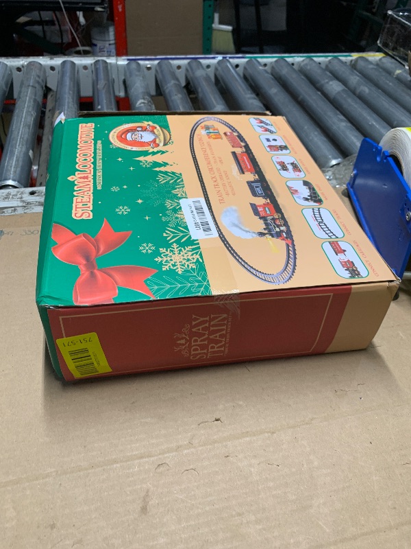 Photo 1 of ***PARTIAL SET - PRICE ADJUSTED***
BainGesk Train Set, Christmas Train Set with Steam, Light and Sounds, Electric Train Toy for Boys & Girls, Christmas Train Set for Under The Tree, Gifts for 3 4 5 6 7 8 Year Old Kids