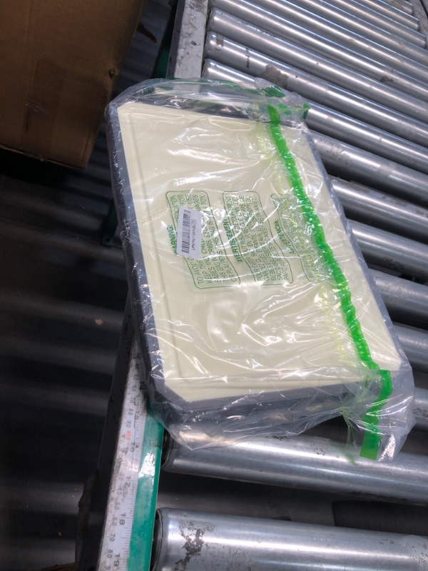 Photo 1 of ***MISSING PARTS***
SNOWCLAD Stainless Steel Cutting Board,Double Sided Steel Cutting Boards for kitchen,Stainless Steel/Wheat straw pp Large Board for meat,non toxic Chopping,16 * 11 Inch,Dishwasher Safe