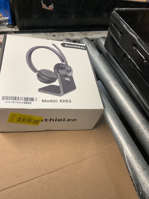 Photo 1 of (Upgraded Version) Wireless Headset, Bluetooth Headset with Noise Cancelling Microphone, Best Headphones with Mic Mute & USB Dongle for PC/Computer/Laptop/Cell Phones/Remote Work/Call Center