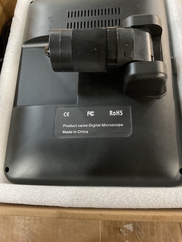 Photo 1 of * may or may not work *
Andonstar AD210 10.1 Inch LCD Digital Microscope for Adults, Soldering Microscope for Electronics Repair, Coin Microscope Camera Full View for Error Coins with Light, Biological Slides Kit, 32G Card