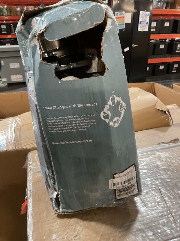 Photo 1 of * may or may not work *
InSinkErator Badger 5XP Garbage Disposal, Standard Series 3/4 HP Continuous Feed Food Waste Disposer, Black / Stainless
