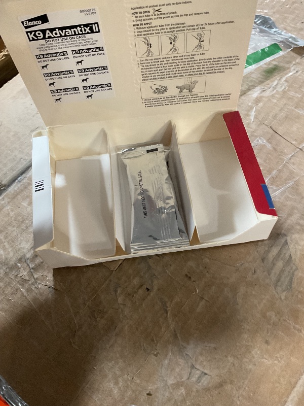 Photo 1 of * only comes with one *
K9 Advantix II XL Dog Vet-Recommended Flea, Tick & Mosquito Treatment & Prevention | Dogs Over 55 lbs. | 6-Mo Supply